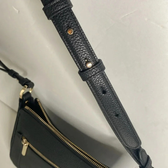 KATE SPADE Black Pebbled Leather Crossbody Bag - Picture 5 of 9
